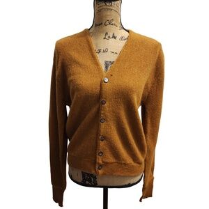 Puritan Gary Player Alpaca Wool Cardigan Sweater Knitwear Menswear L